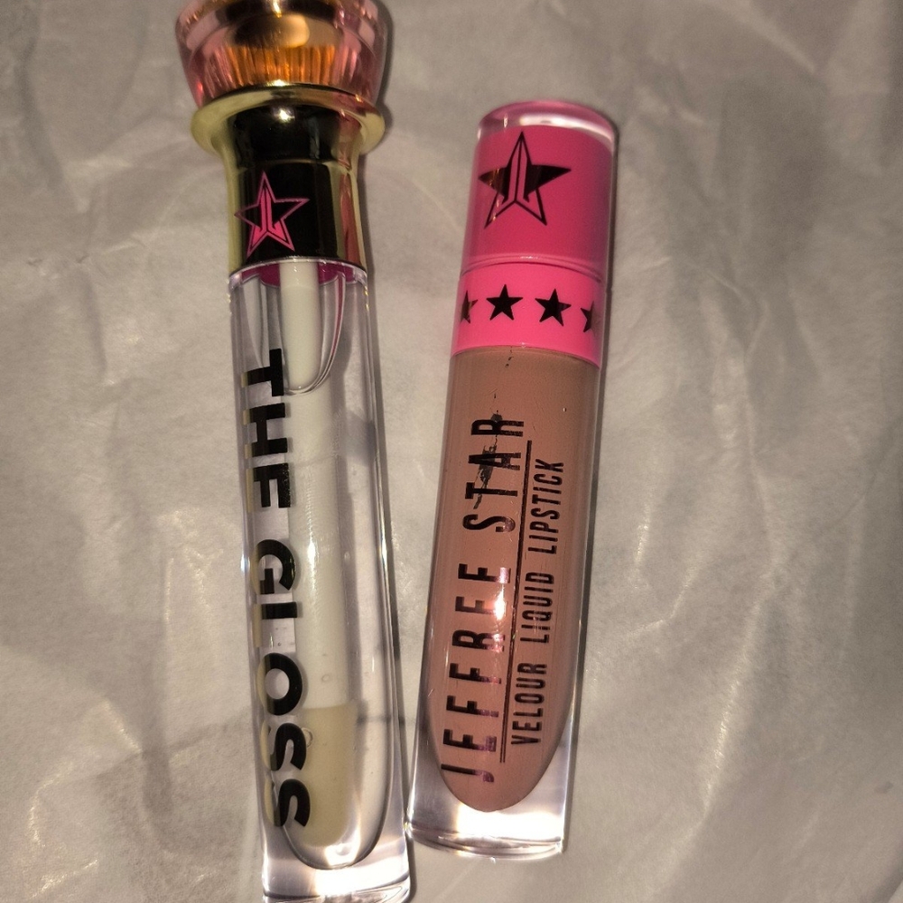 Jeffree Star Velour Liquid Lipstick and The Gloss Set - Nude and Clear